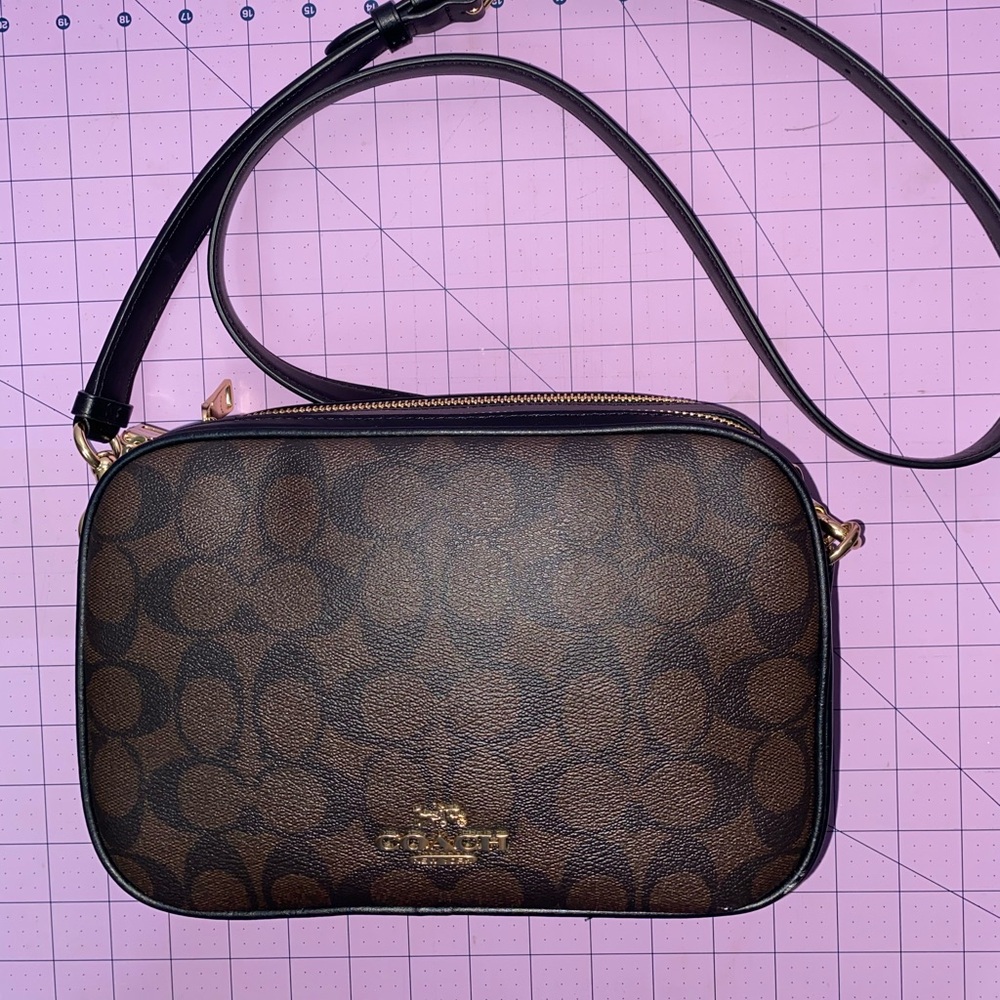 Coach crossbody camera bag